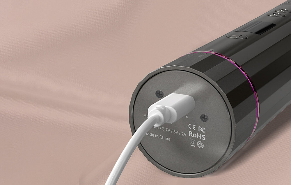 Lokówka automatyczna ANLAN ALJFQ01-OG ładowanie kabel USB