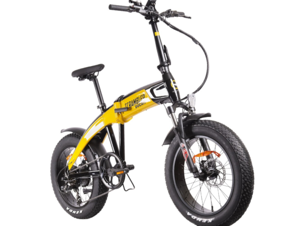 SCRAMBLER DUCATI SCR-E, składany e-fat 20 front