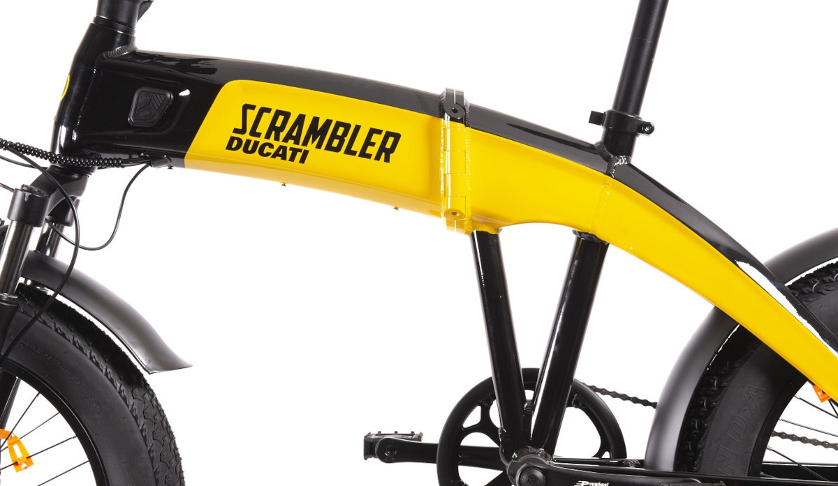 SCRAMBLER DUCATI SCR-E, składany e-fat 20 rama