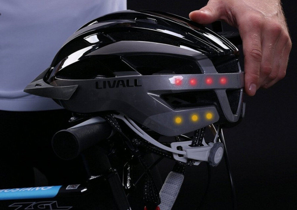 Kask rowerowy LIVALL MT1 Neo Szaro-czarnyy MTB z lampką (rozmiar M) Komfort i konstrukcja Regulowany rozmiar zakres waga 21 otworów wentylacyjnych 