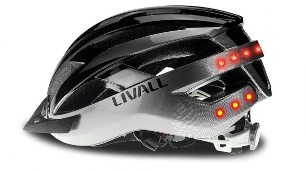 Kask rowerowy LIVALL MT1 Neo Szaro-czarny MTB z lampką (rozmiar M) Kask rowerowy LIVALL MT1 Neo Szaro-czarny MTB z lampką (rozmiar M)Funkcje dodatkowe i kontrola  status baterii, automatyczne wyłączenie alarm przed zgubieniem włącz/wyłącz, głośniej, ciszej spełnia normy CE, FCC, ROHS, EN1078 i CPSC 1203