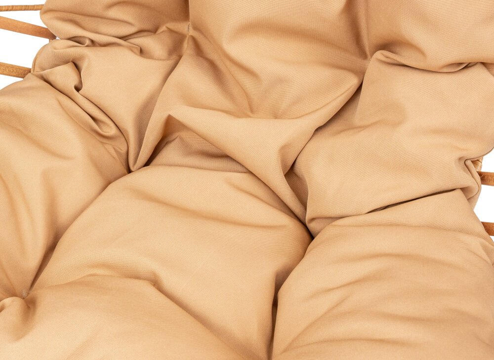 Fotel podwieszany MIRPOL Delos miękkie poduszki zagłówek pod głowę