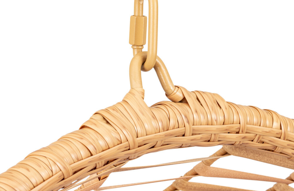 Fotel podwieszany MIRPOL Delos wysoki poziom komfortu wygodny odpoczynek nietuzinkowy owalny kształt solidne mocowanie