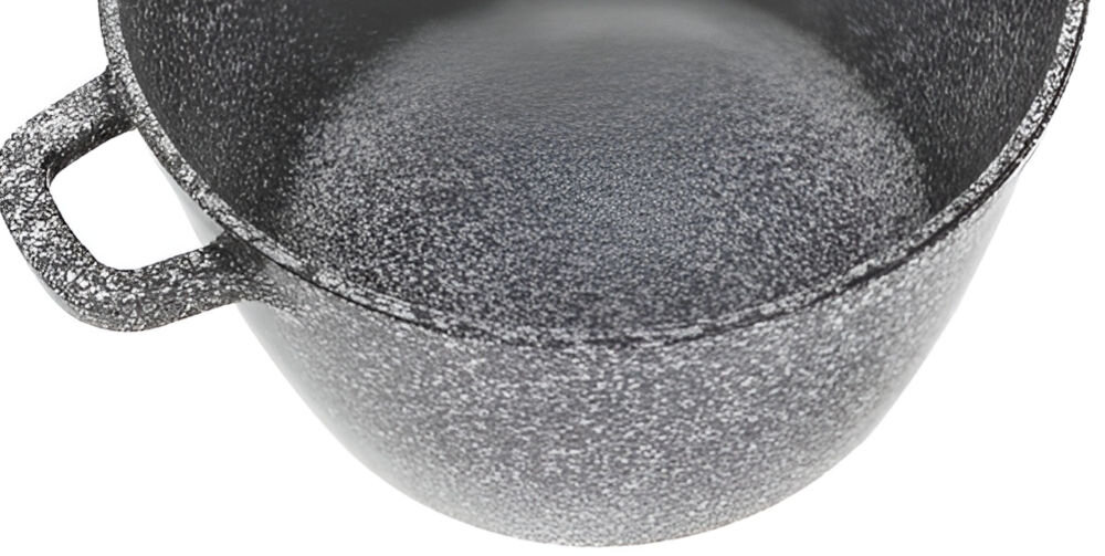 Garnek KLAUSBERG KB-7525 24 cm z odlewanego aluminium ceramiczna powłoka marmurkowa zapobieganie przywieraniu gotowanie z minimalną ilością tłuszczu łatwy w czyszczeniu solidna konstrukcja równomierne rozprowadzenie i utrzymanie ciepła zwiększona energooszczędność wytrzymałe dno odporna na odkształcenia do wszystkich typów kuchenek indukcja uniwersalny praktyczny