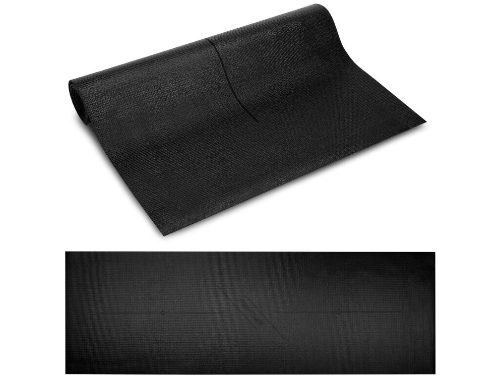 Mata SPOKEY Lightmat Czarny do użytku domowego do klubu fitness maksymalny komfort podczas treningu stabilizacjs pomaga w utrzymaniu równowagii do pilates fitnessu jogi fizjoterapii