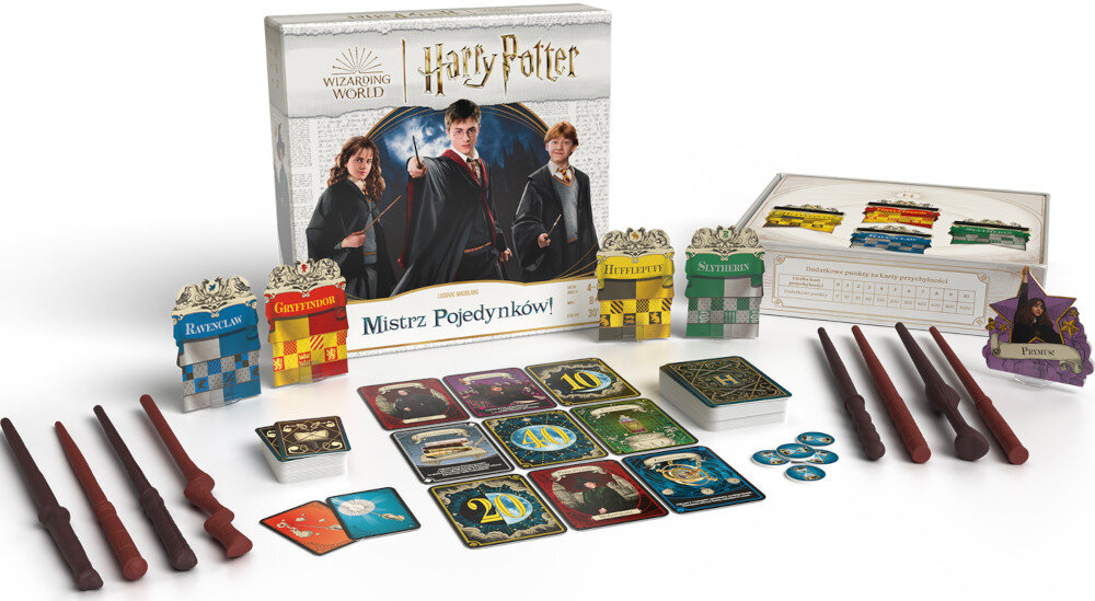 Gra karciana REBEL Harry Potter Mistrz pojedynków 2007251 elementy zestaw