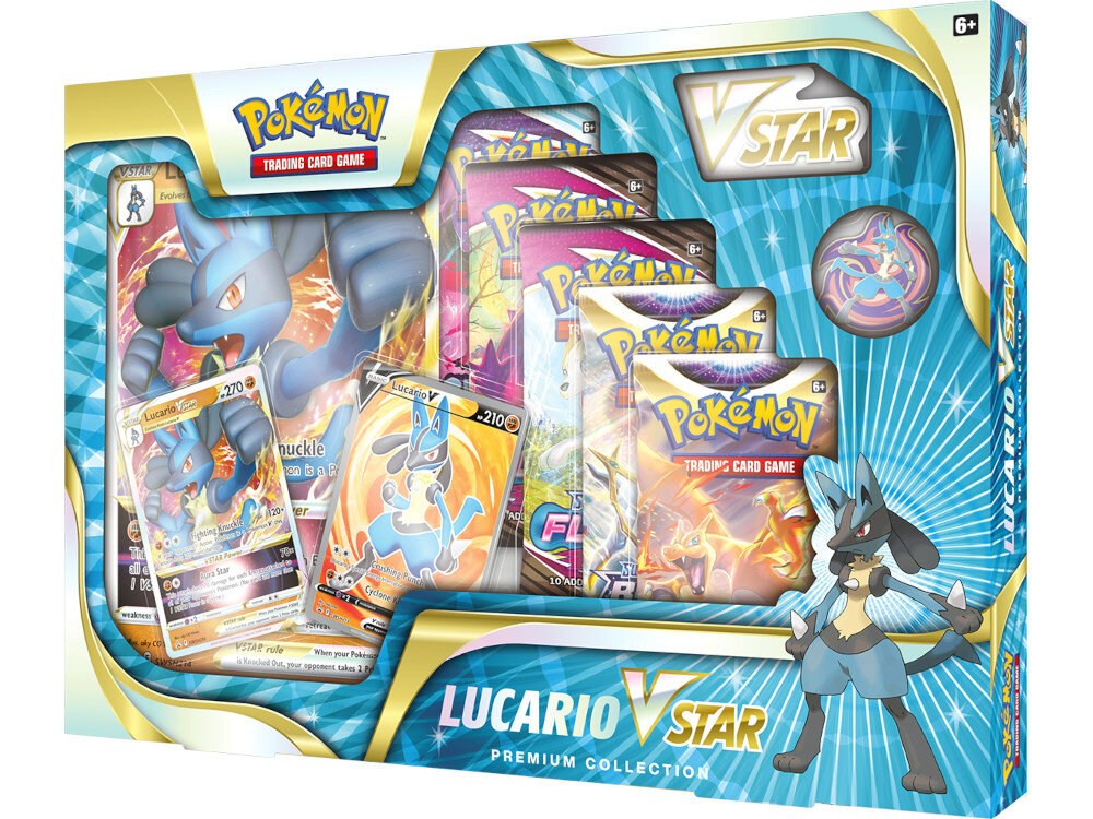 Gra karciana REBEL Pokémon TCG: Vstar Premium Collection Lucario 2008200 opis fabuła pudełko