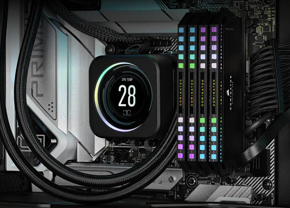 Pamiec RAM CORSAIR Dominator Platinum RGB 32GB 6000MHz taktowanie pojemność parametry