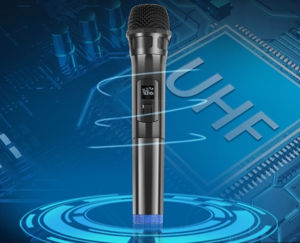 System bezprzewodowy PULUZ PU628B dynamika wystepy publicznosc mikrofon bezprzewodowy