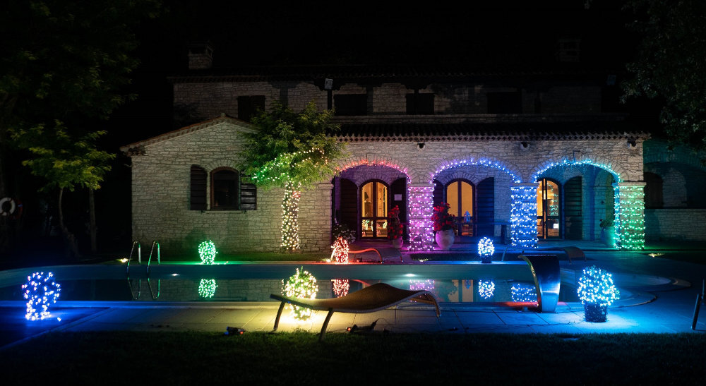 Lampki Choinkowe LED TWINKLY zasilanie sieciowe