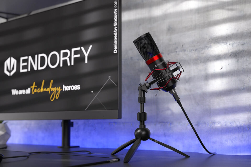 Mikrofon ENDORFY Solum Streaming T dźwięk statyw ciepło