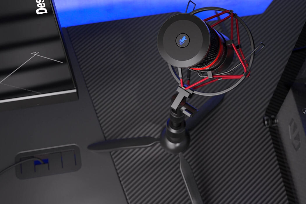 Mikrofon ENDORFY Solum Streaming T cisza przycisk