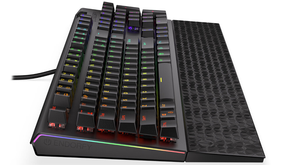 Klawiatura ENDORFY Omnis Kailh RGB podświetlenie RGB kolory przyciski motyw kolorystyczny