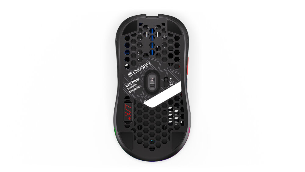 Mysz ENDORFY Lix Plus Wireless podświetlenie RGB LOGO ROLKA OBUDOWA