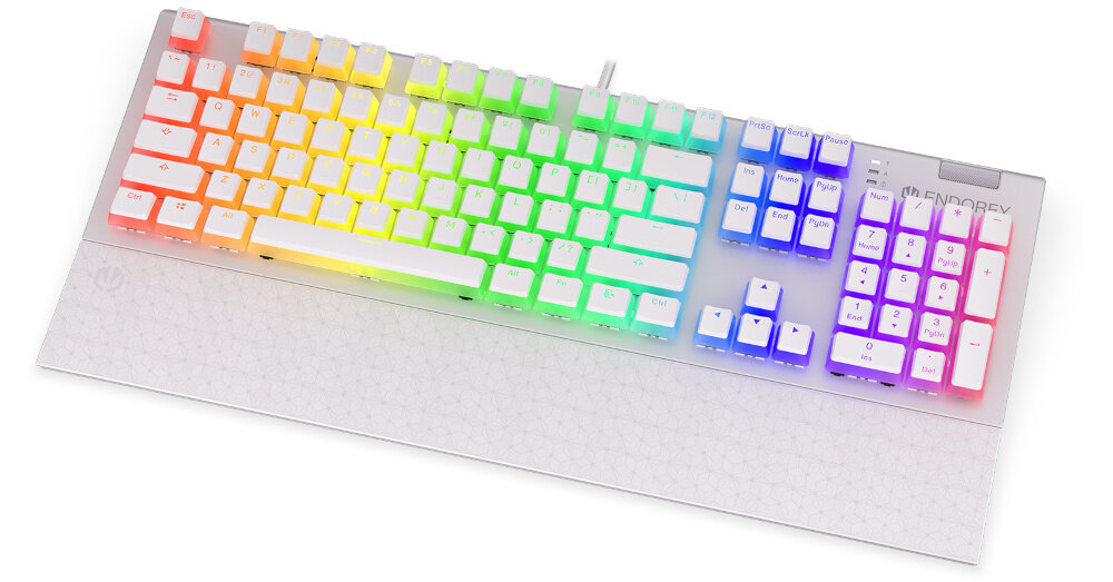Klawiatura ENDORFY Omnis Pudding Onyx White Kailh RGB wysoka wytrzymałośc