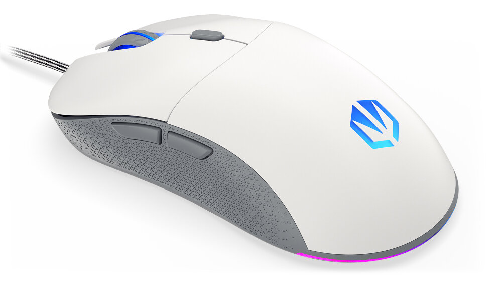 Mysz ENDORFY GEM Onyx White przełączniki mechaniczne