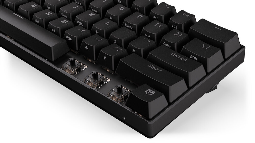 Klawiatura ENDORFY Thock Compact Wireless Kailh Box przyciski pokrycie PBT