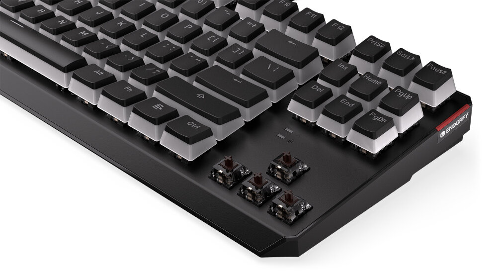 Klawiatura ENDORFY Thock TKL Pudding Kailh RGB JAKOŚĆ WYKONANIA PRZEŁĄCZNIKI