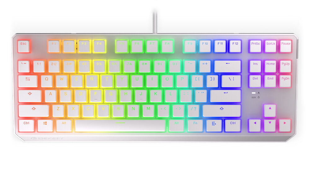Klawiatura ENDORFY Thock TKL Pudding Onyx White Kailh PRZESTRZEŃ PRZEWÓD