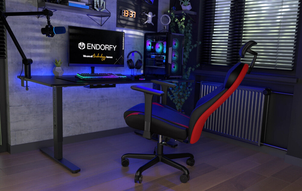 Fotel ENDORFY Meta design komfort plecy oparcie odychalne wysokość fotel wentylacja design wygoda solidność