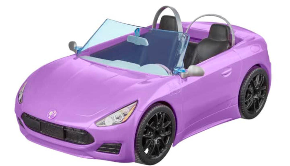 MATTEL Lalka Barbie Kabriolet HBY29 tylny spojler koła obracanie alufelgi wycieczka