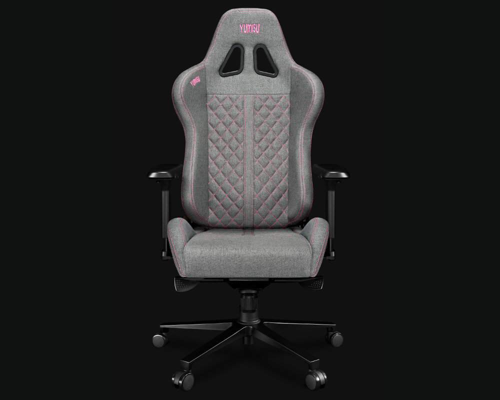 Fotel YUMISU 2049 Komfort wygoda regulacja podłokietniki poduszki sesje wielogodzinne kółka obciążenie mechanizm