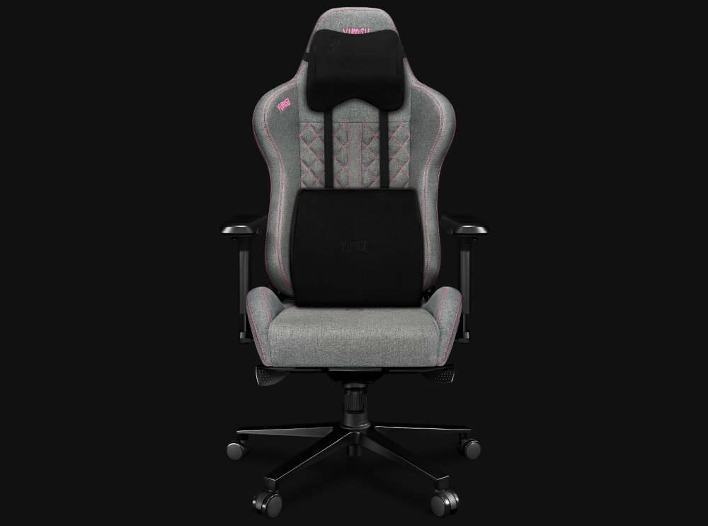 Fotel YUMISU 2049 Komfort wygoda regulacja podłokietniki poduszki sesje wielogodzinne kółka obciążenie mechanizm