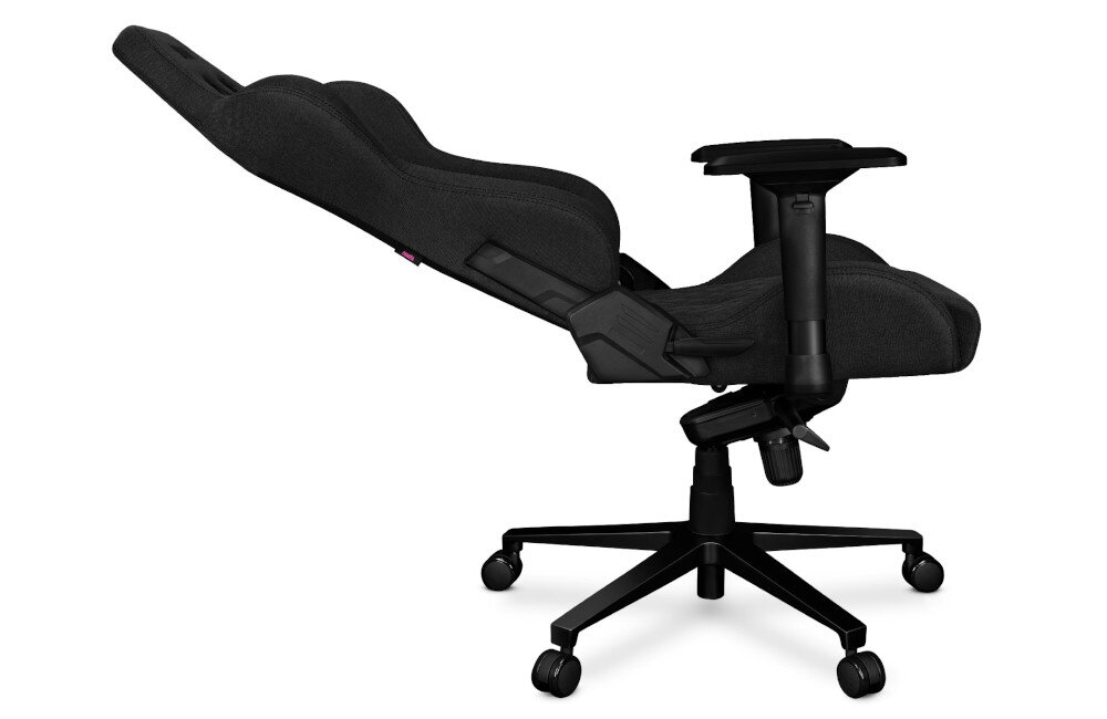 Fotel YUMISU 2050 Czarny tkanina rozkladanie funkcje