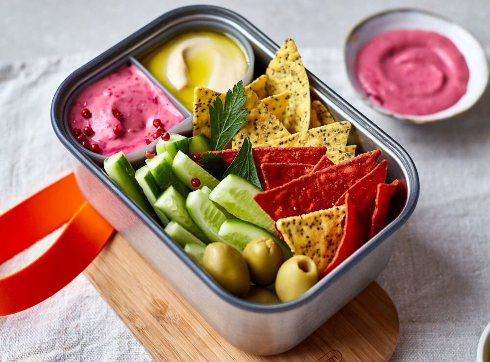 Lunch box BLACK+BLUM BAM-SB-L003 Pomarańczowy 19 x 13,5 x 7,5 cm pojemność 1,25 l wytrzymałe materiały solidne ścianki silikonowa uszczelka szczelność dbanie o bezpieczeństwo żywności komfort przenoszenia ulubionych posiłków 