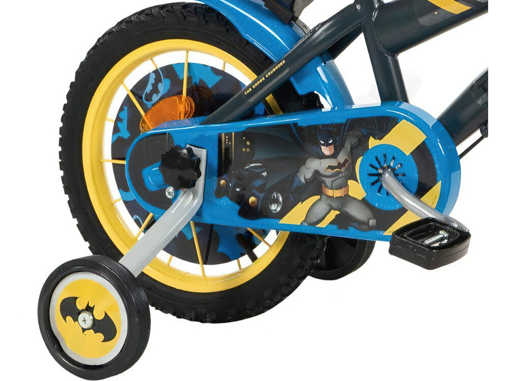 Rower dziecięcy TOIMSA Batman 14 cali dla chłopca 14-calowe koła dla dzieci w wieku od 4  do 6 lat łańcuch stylowa osłona z wizerunkiem Batmana