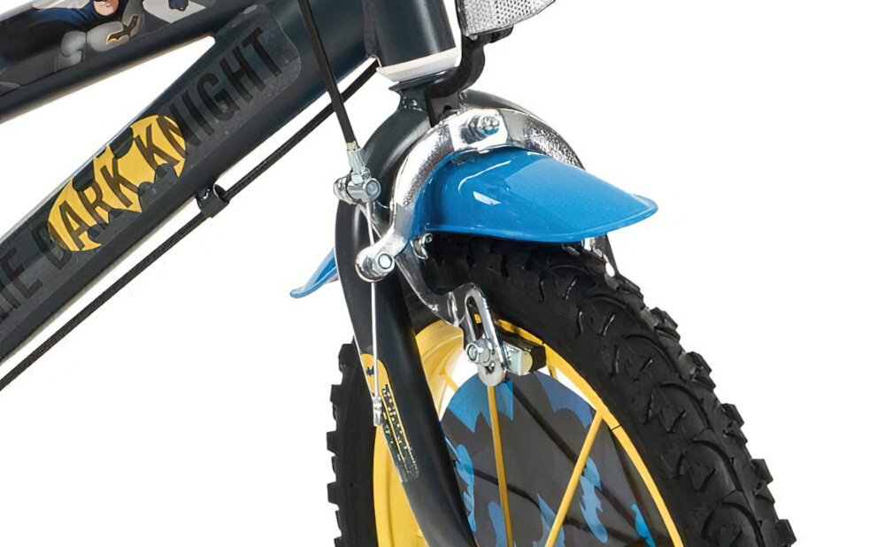 Rower dziecięcy TOIMSA Batman 14 cali dla chłopca hamulce przedni Caliper tylny bębnowy niezawodne lekkie