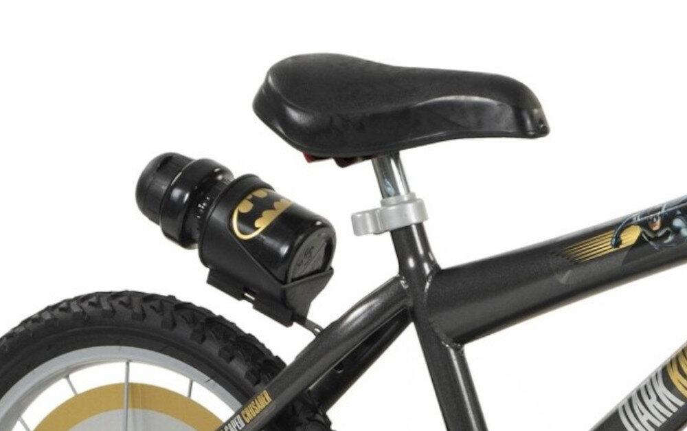 Rower dziecięcy TOIMSA Batman 16 cali dla chłopca siodełko wygodne piankowe uchwyt z bidonem