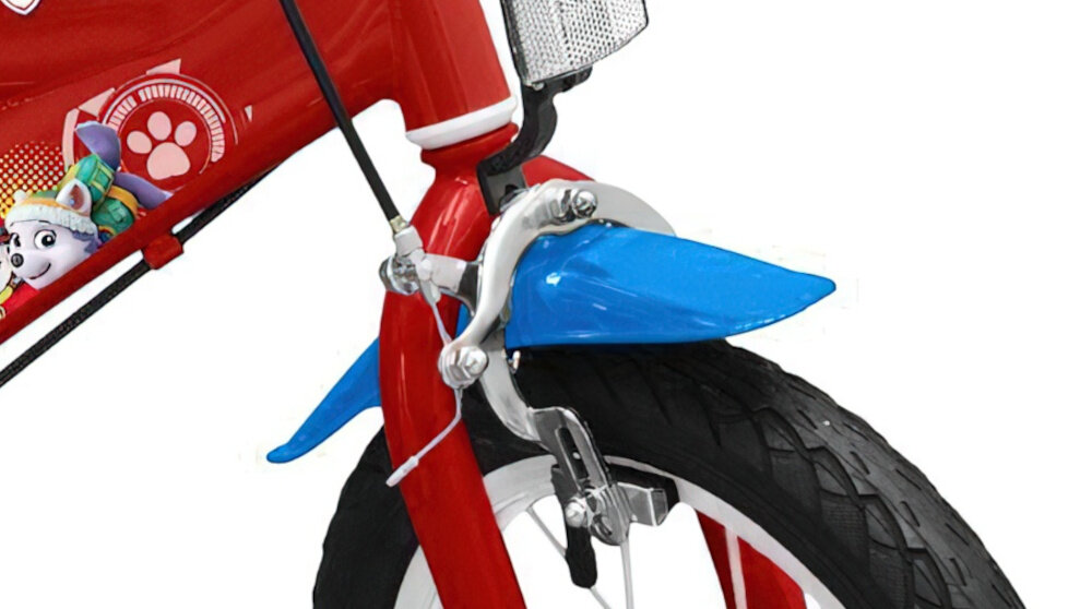 Rower dziecięcy NICKELODEON Psi Patrol 14 cali dla chłopca hamulce przedni Caliper tylny bębnowy