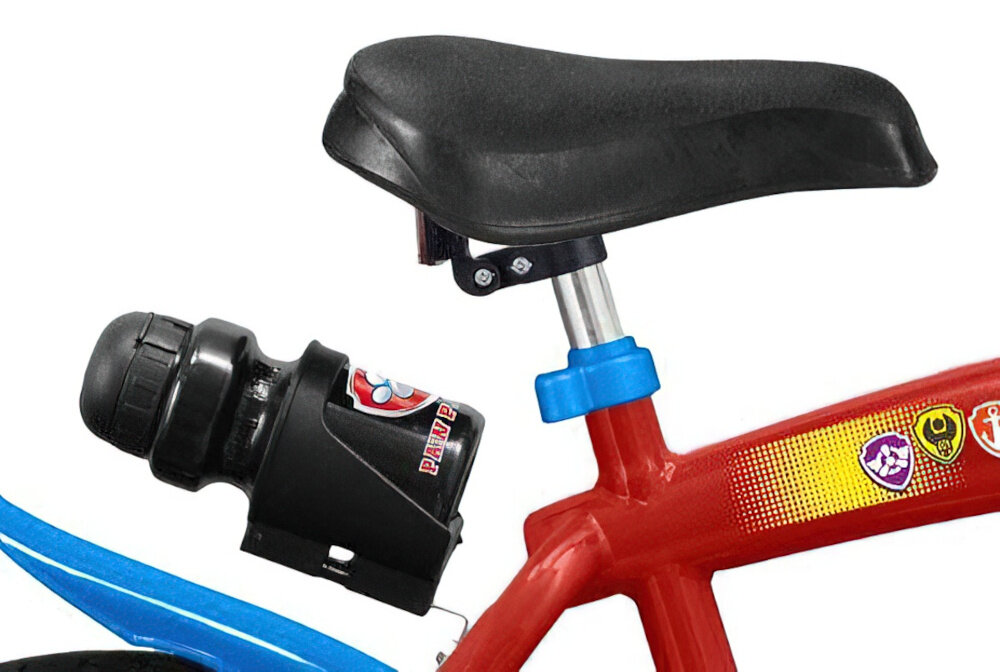 Rower dziecięcy NICKELODEON Psi Patrol 14 cali dla chłopca siodełko wygodne piankowe uchwyt z bidonem