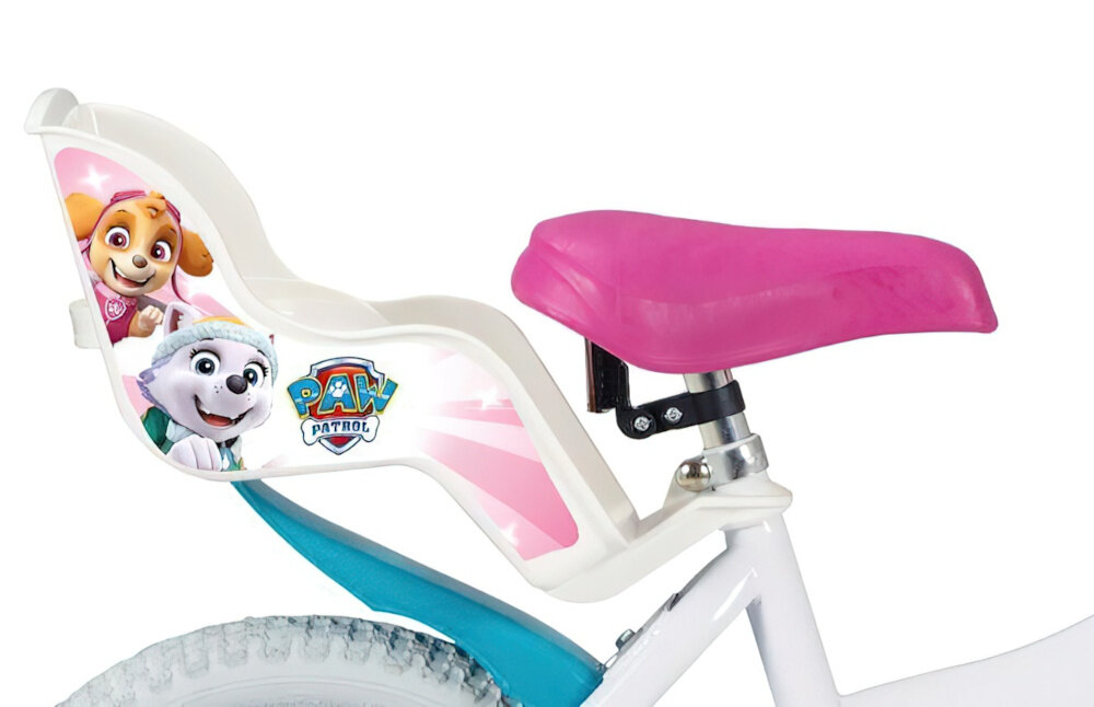 Rower dziecięcy NICKELODEON Psi Patrol 16 cali dla chłopca siodełko wygodne piankowe fotelik dla lalki