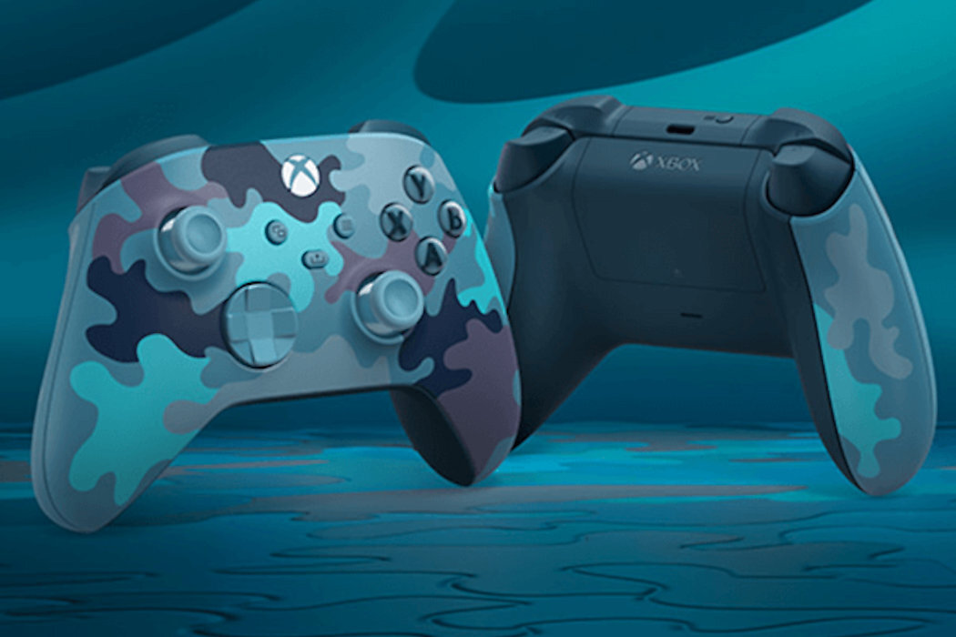 Kontroler MICROSOFT XBOX Series X Niebieski Camo Windows Android iOS Xbox Series X S Xbox One