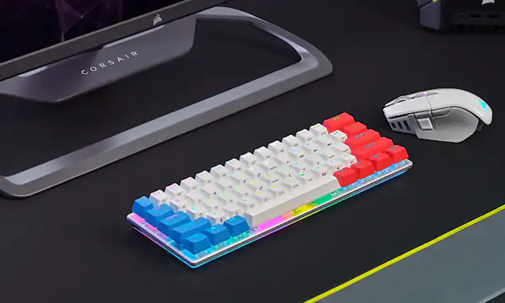 Klawiatura CORSAIR K70 Pro Mini Rodzaje podświetlenia