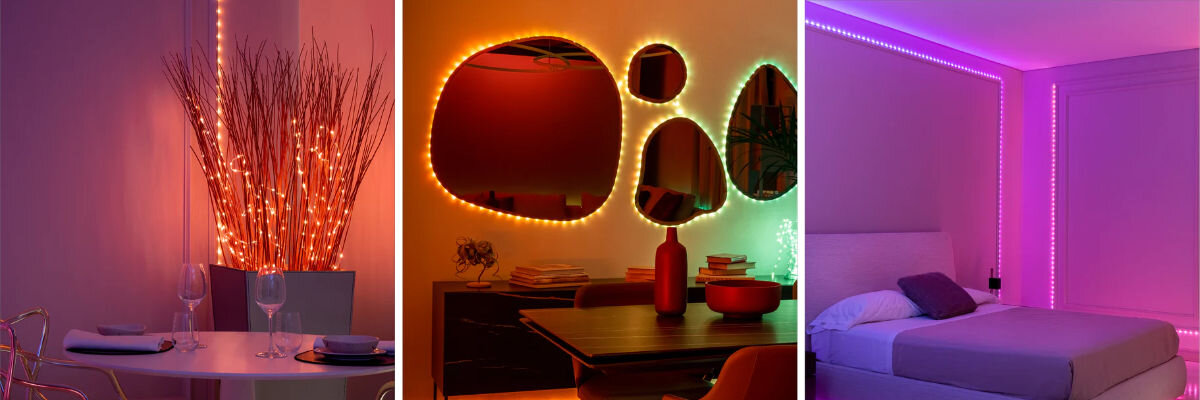 Lampki choinkowe LED TWINKLY Dots 20 m Wi-Fi/Bluetooth Sieciowe aplikacja efekty