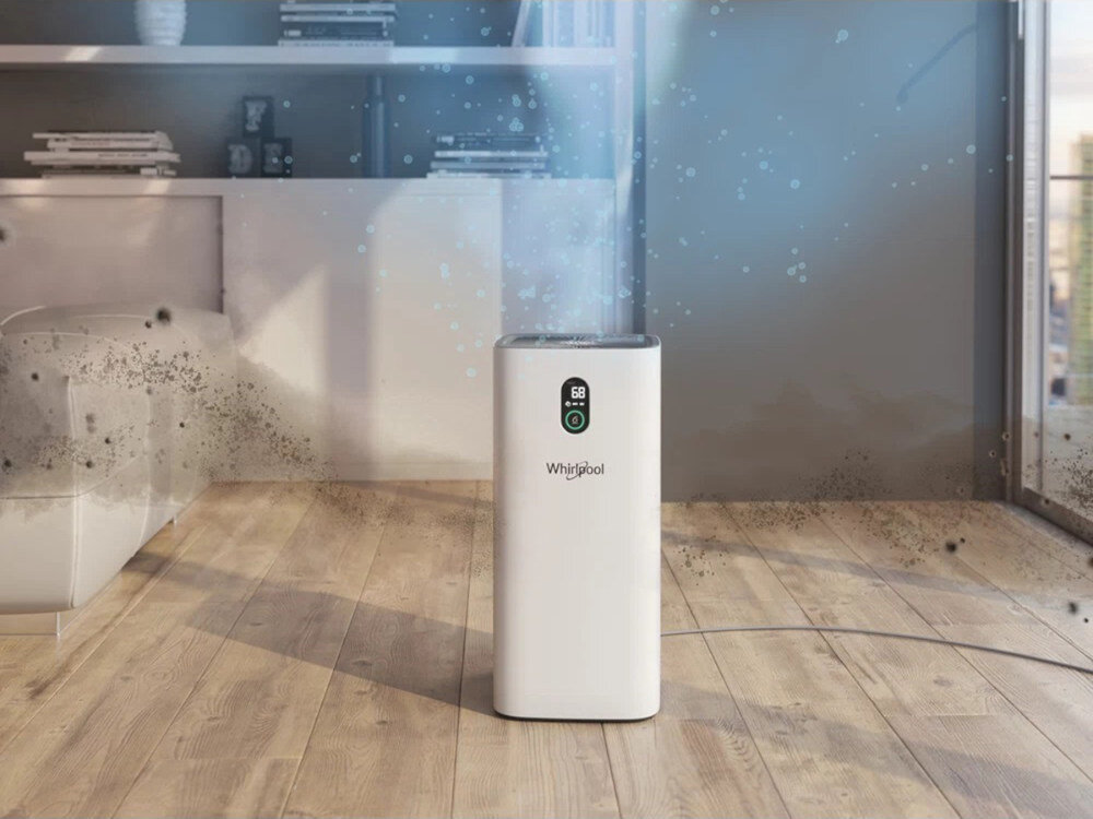 czyszczacz powietrza WHIRLPOOL AP330W redukcja bakterie wirusy