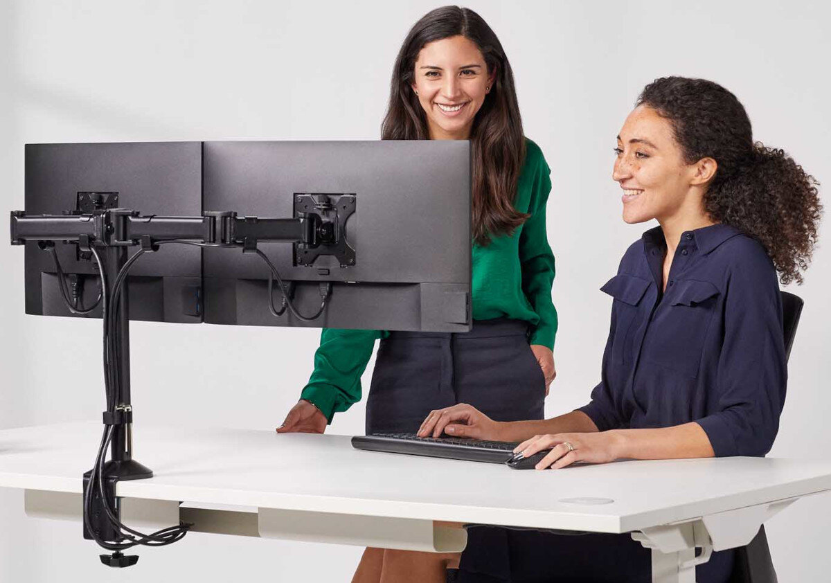 Uchwyt do monitora FELLOWES Reflex 8502601 wykonanie materiały cechy zastosowanie