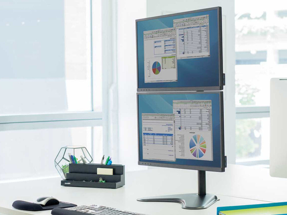 Uchwyt do monitora FELLOWES Seasa 8044001 27 cali Czarny wytrzymałość zastosowanie