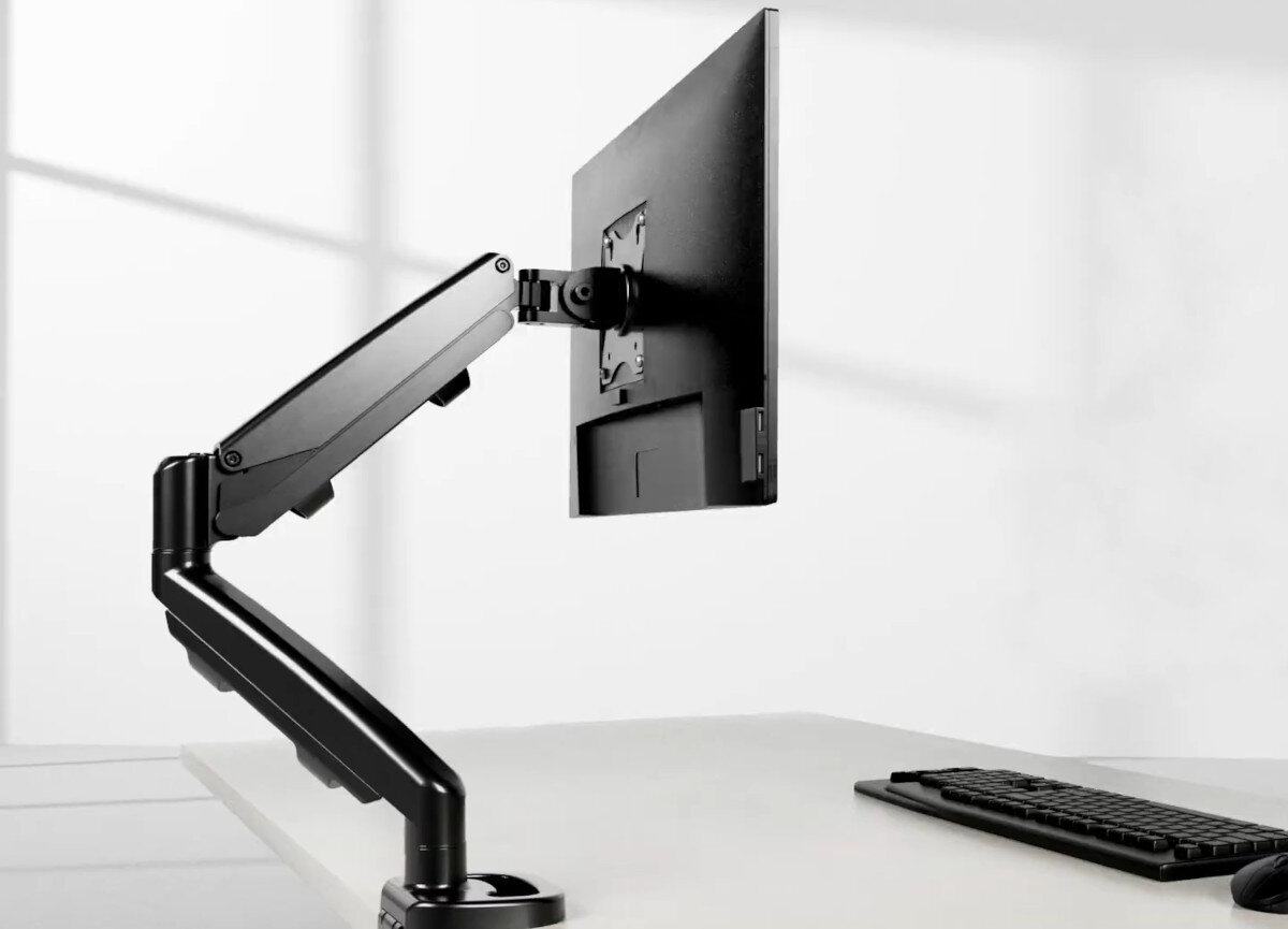 Uchwyt do monitora FELLOWES Eppa 9683101 39 cali Czarny organizacja zarządzanie kablami