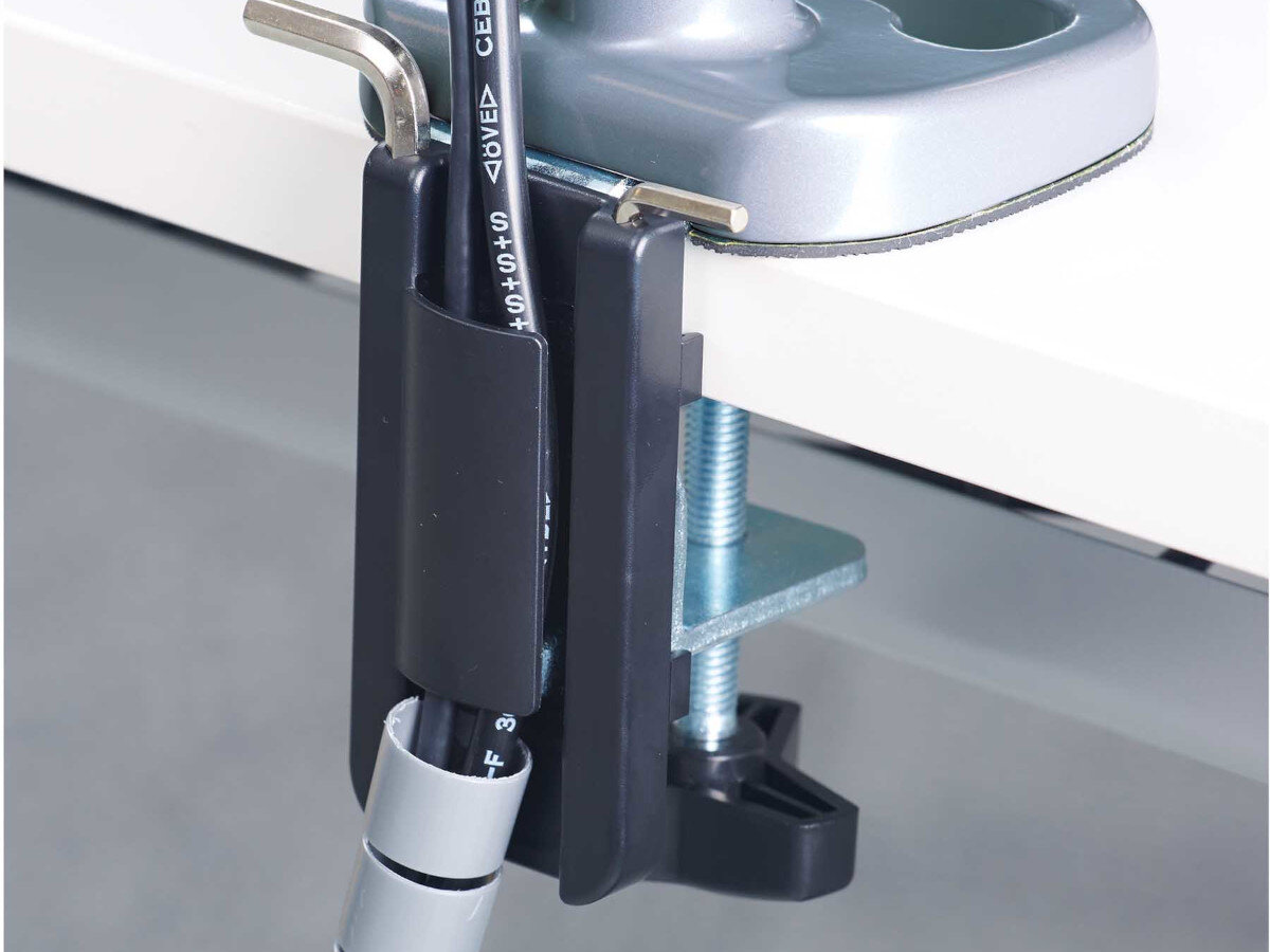 Uchwyt do monitora FELLOWES Eppa 9683001 39 cali Srebrny okablowanie prowadzenie kabli