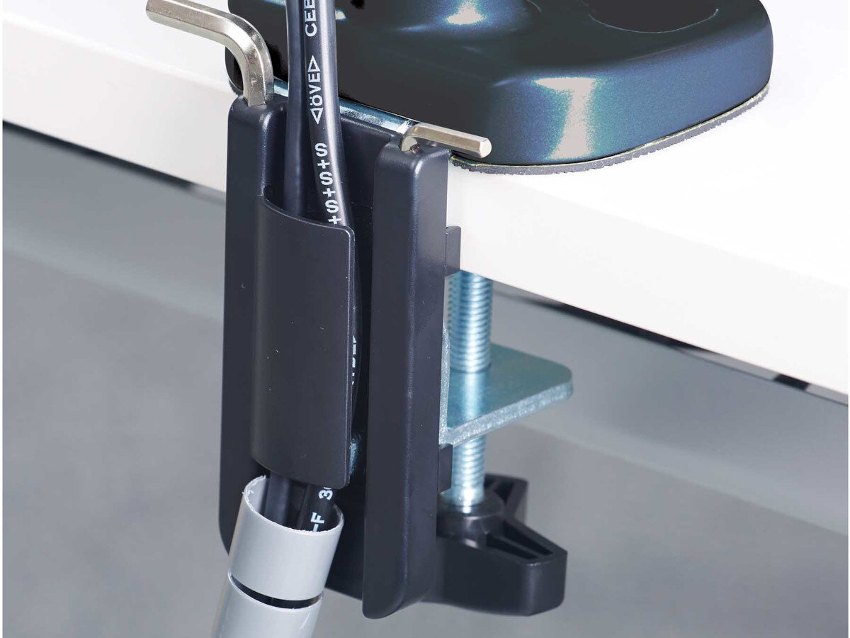 Uchwyt do monitora FELLOWES Eppa 9683401 39 cali Czarny montaż mocowanie kompatybilność zacisk