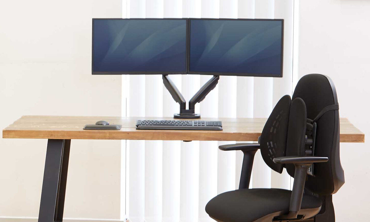 Uchwyt do monitora FELLOWES Eppa 9683401 39 cali Czarny cechy zastosowanie