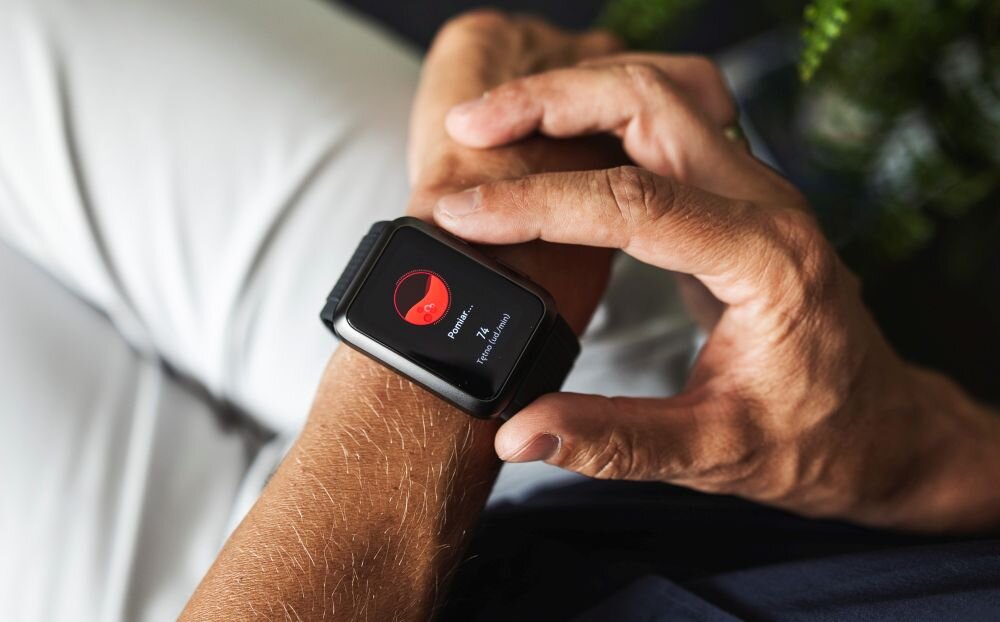 SMARTWACH HUAWEI WATCH D KOMFORT PEWNOŚĆ ANALIZA KRWI EKG ZDROWIE POZIOM NATLENIENIA KOMFORT