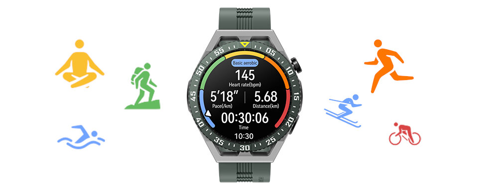 Smartwatch HUAWEI Watch GT 3 SE bieganie dyscyplina algorytm analiza danych