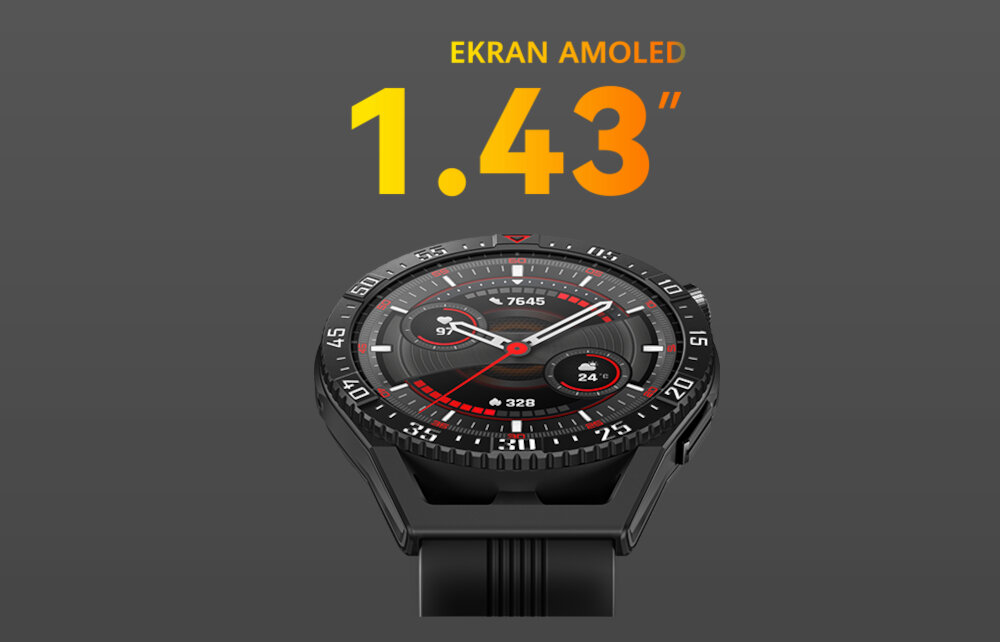 Smartwatch HUAWEI Watch GT 3 SE lekkość wygoda ekran amoled wodoodporność szkło włókna polimet waga