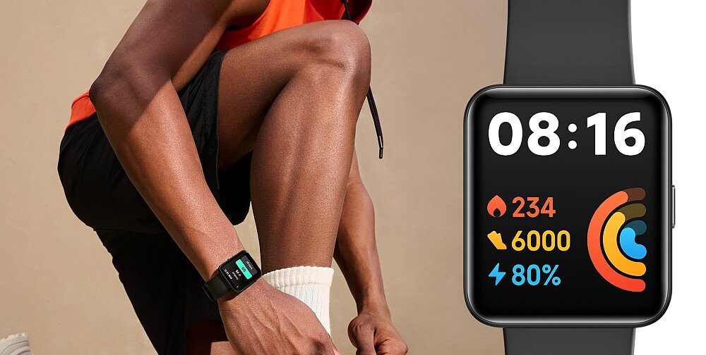 Smartwatch XIAOMI Redmi Watch 2 Lite ekran bateria pomiar czujniki zdrowie wodoodporny sport tryby aplikacje łączność 