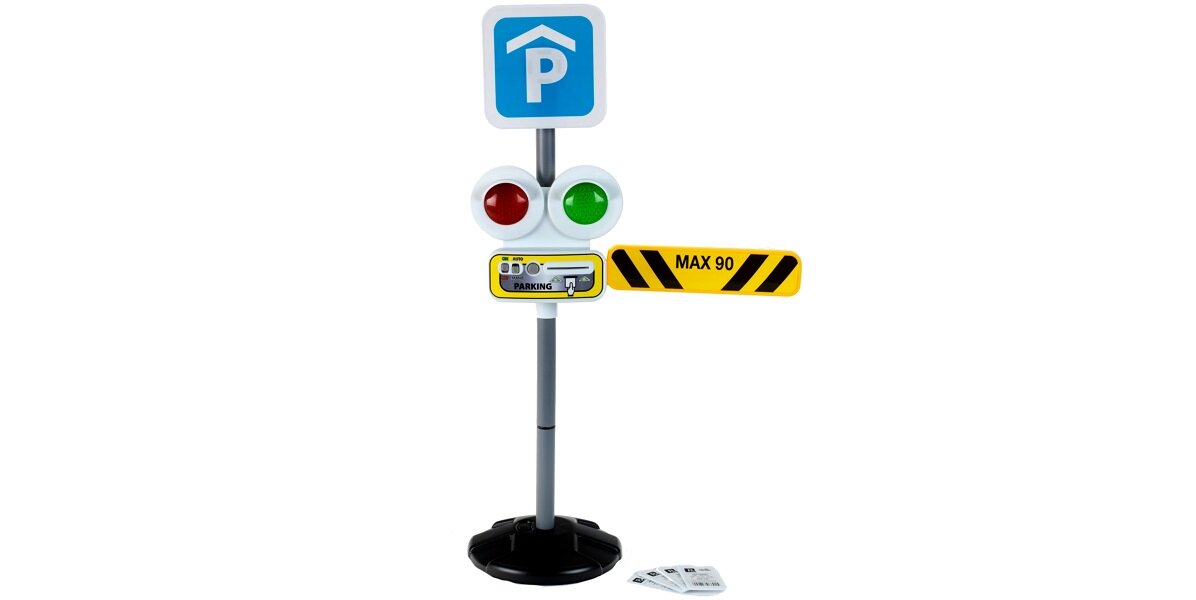 Bramka parkingowa KLEIN 2960 szlaban dzieci zabawa nauka drogaświatła sygnalizacja
